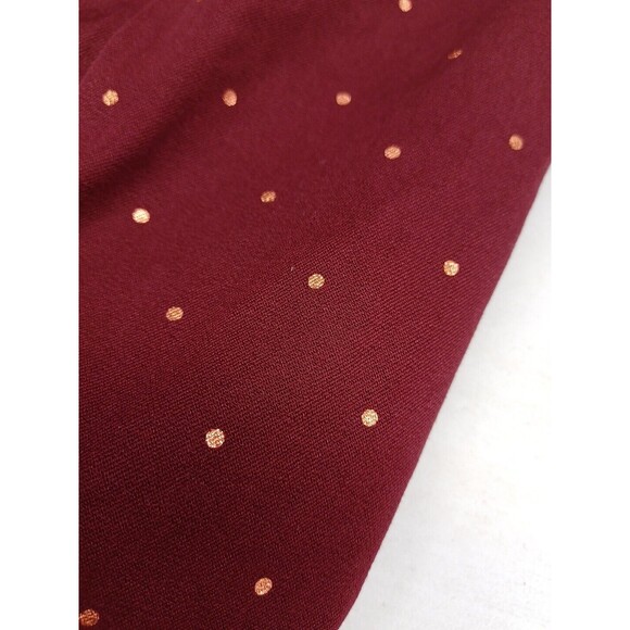 Old Navy Burgundy Red Polka Dot Pixie Ankle Pants Stretch Casual Sz 26 Plus - Picture 6 of 10